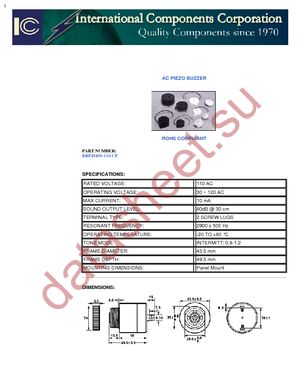 BRP4549S-110-CP datasheet  